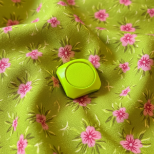 Felgroene vierkante knoop