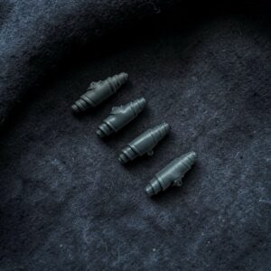 Set 4 leer rolletjes