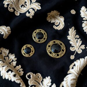 Bloem facet groot zwart