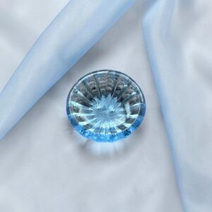 Blauw transparant glaseffect