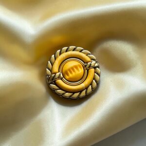 Geel melange met goud